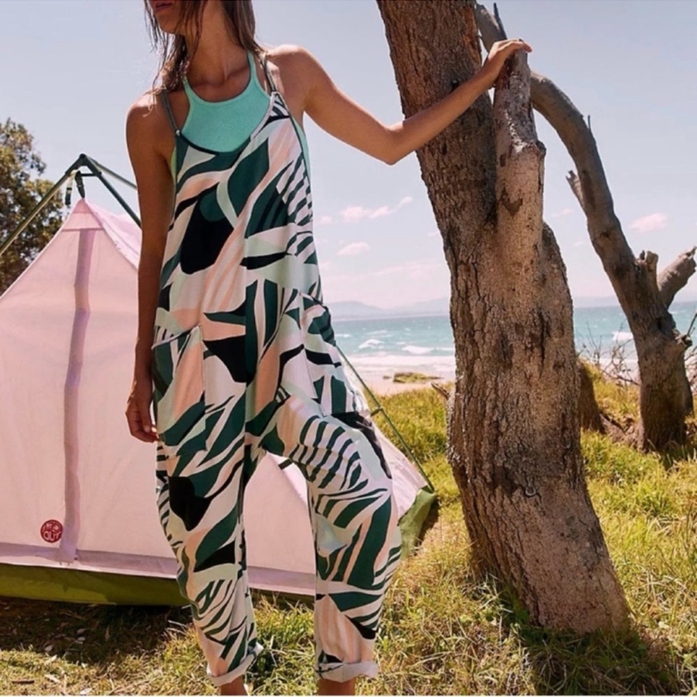 Free People Movement | Hot Shot Printed Onesie | Medium